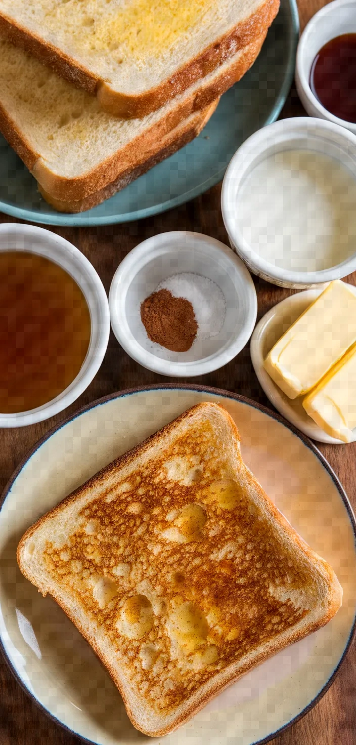 Ingredients photo for Simple French Toast Recipe