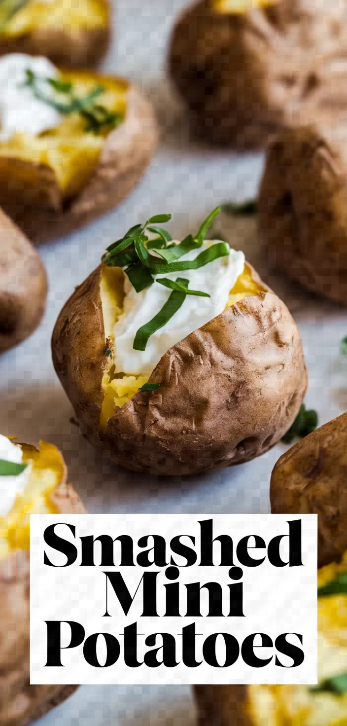 Smashed Mini Potatoes Recipe