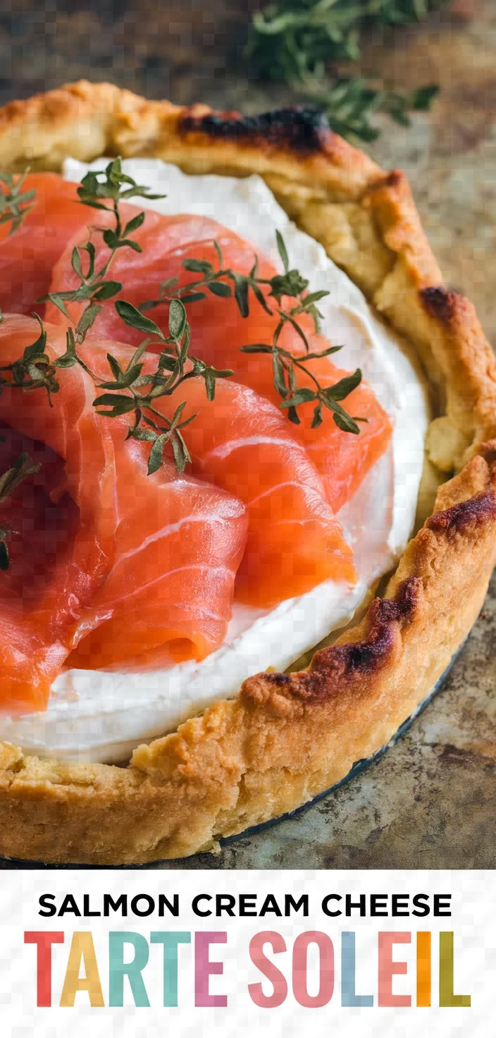 Smoked Salmon Cream Cheese Tarte Soleil Recipe