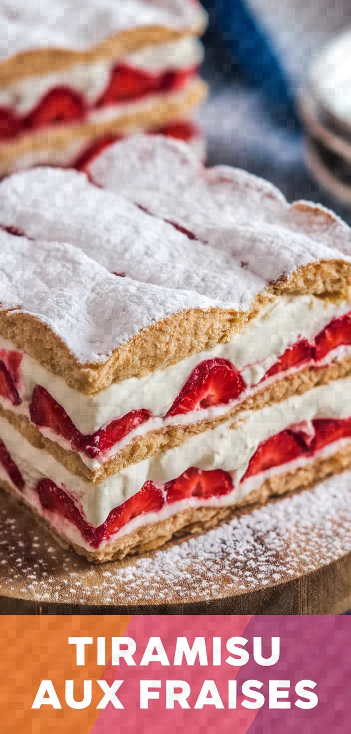 Tiramisu Aux Fraises Recipe
