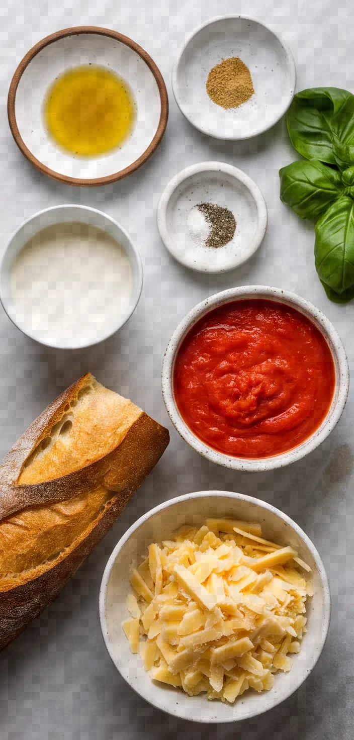 Ingredients photo for Tomato Soup Gratinee Recipe