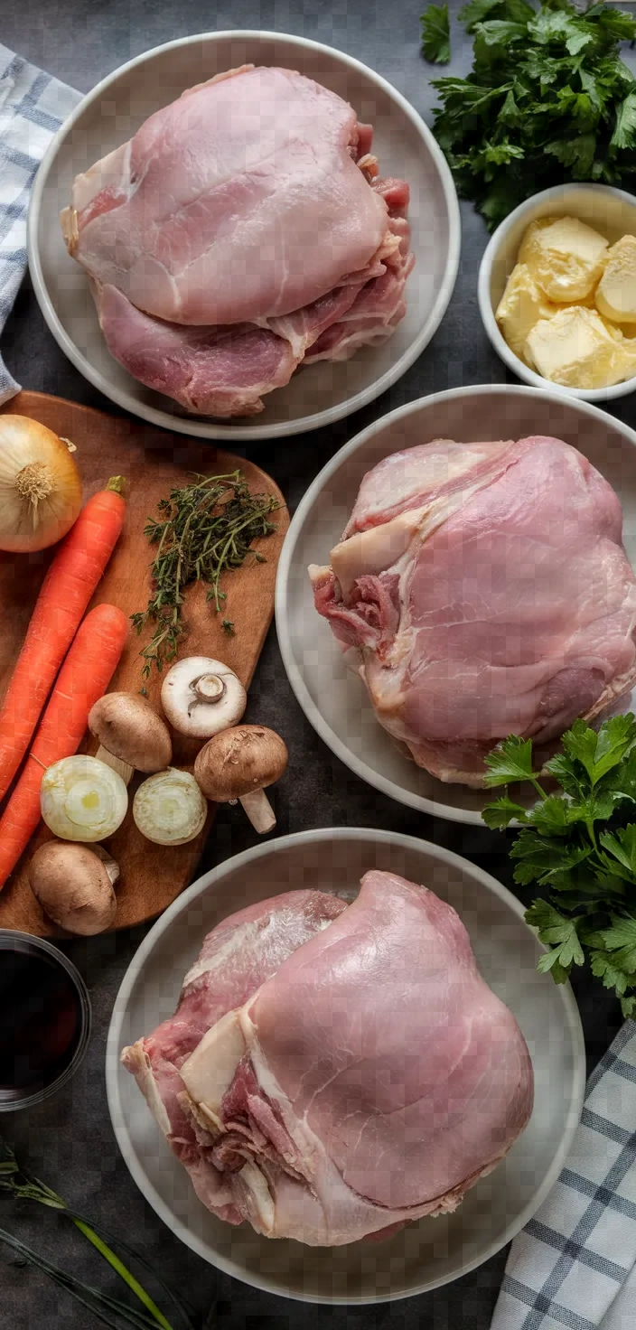 Ingredients photo for Turkey Au Vin Recipe