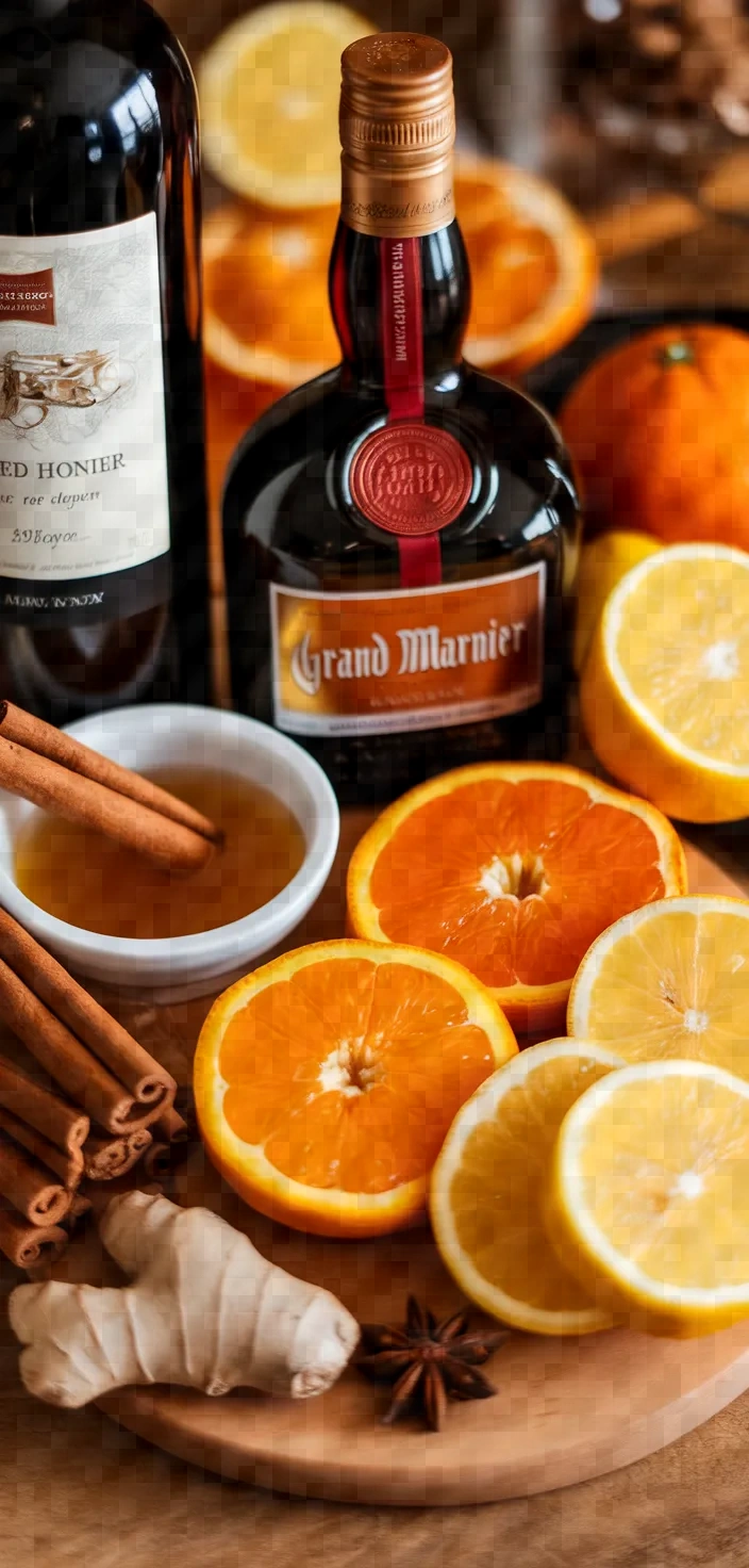 Ingredients photo for Vin Chaud Au Grand Marnier Recipe