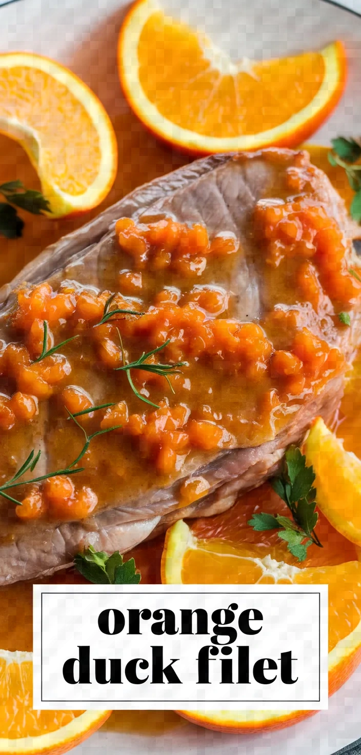 A Quick Orange Duck Filet Recipe