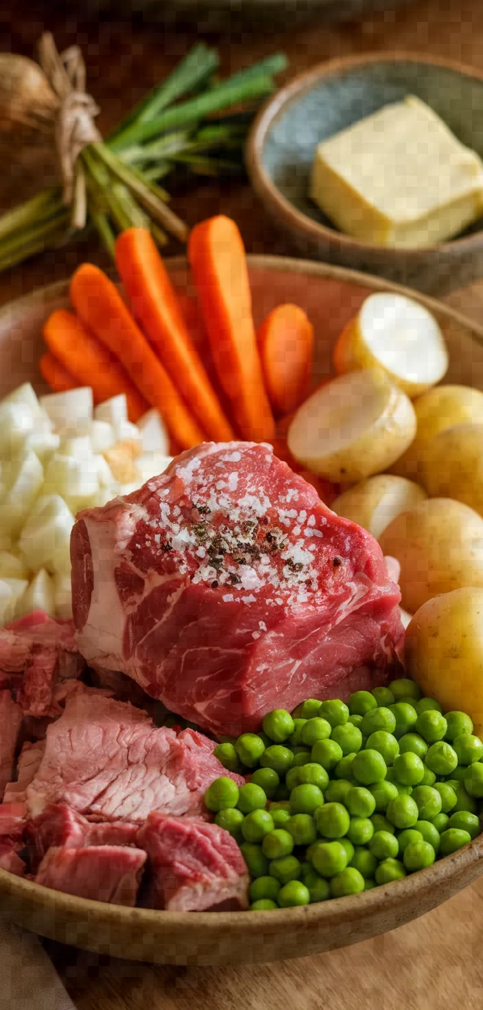 Ingredients photo for A Traditional French Recipe Lamb Navarin