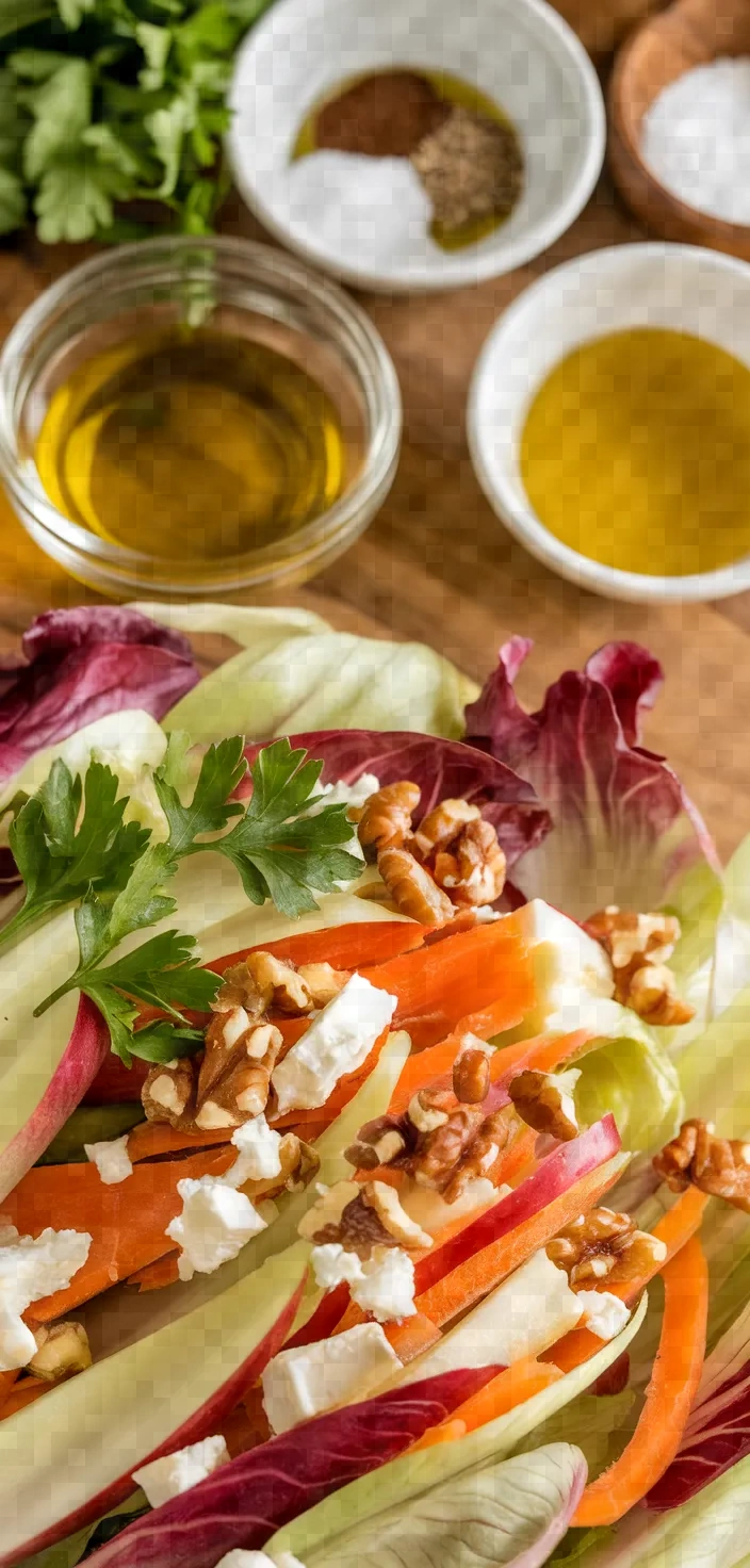 Ingredients photo for Chicory Carrot Salad Verrine Recipe