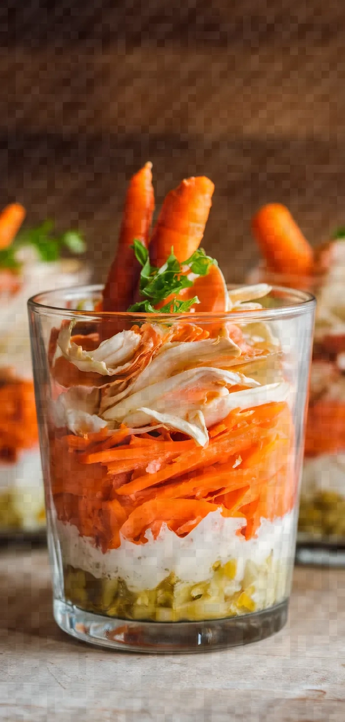Chicory Carrot Salad Verrine Recipe