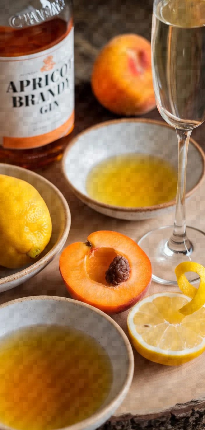 Ingredients photo for Cocktail Apricot Royal Recipe