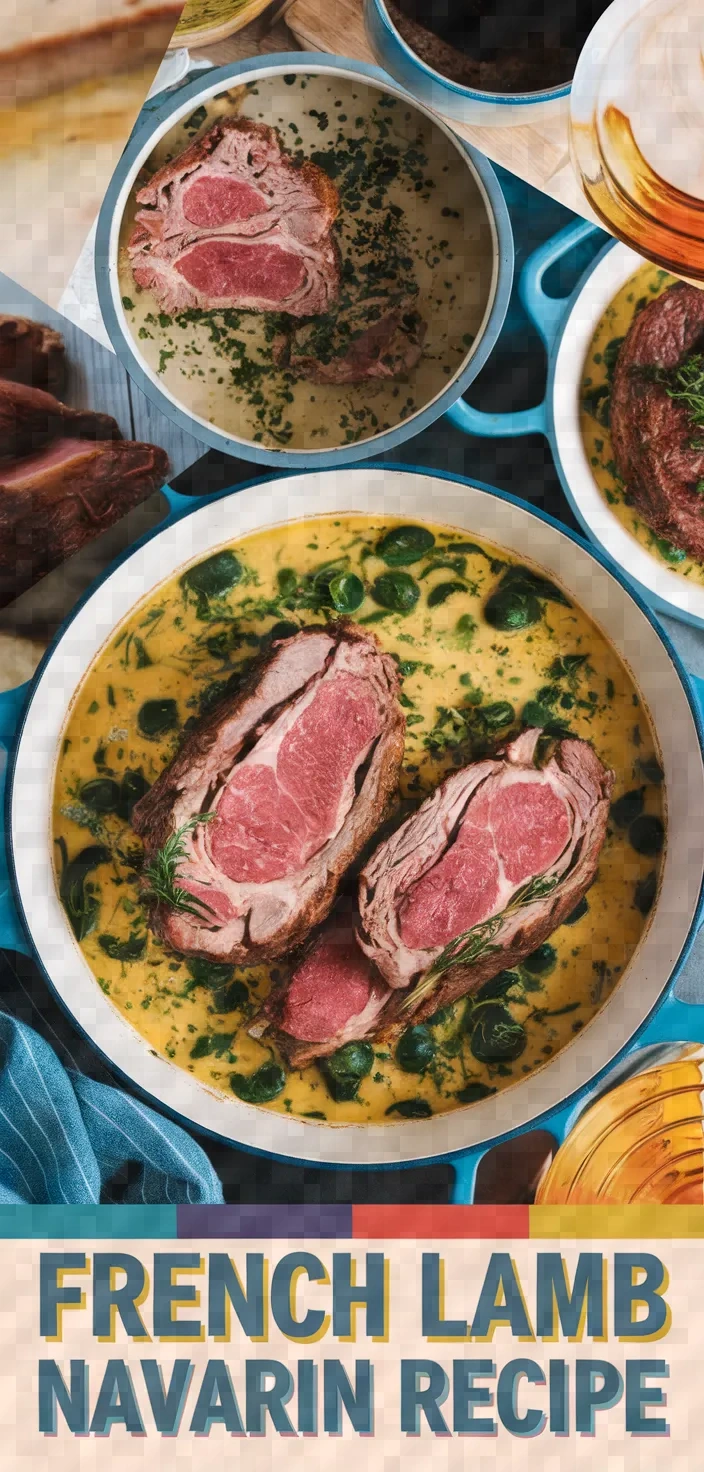 A photo of A Traditional French Recipe Lamb Navarin