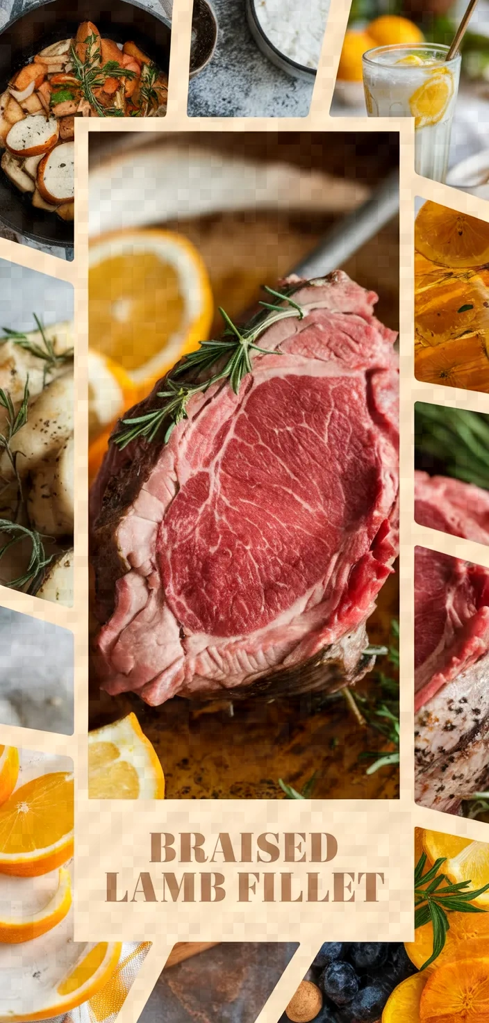 A photo of Braised Lamb Fillet Recipe