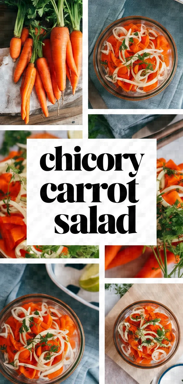 A photo of Chicory Carrot Salad Verrine Recipe