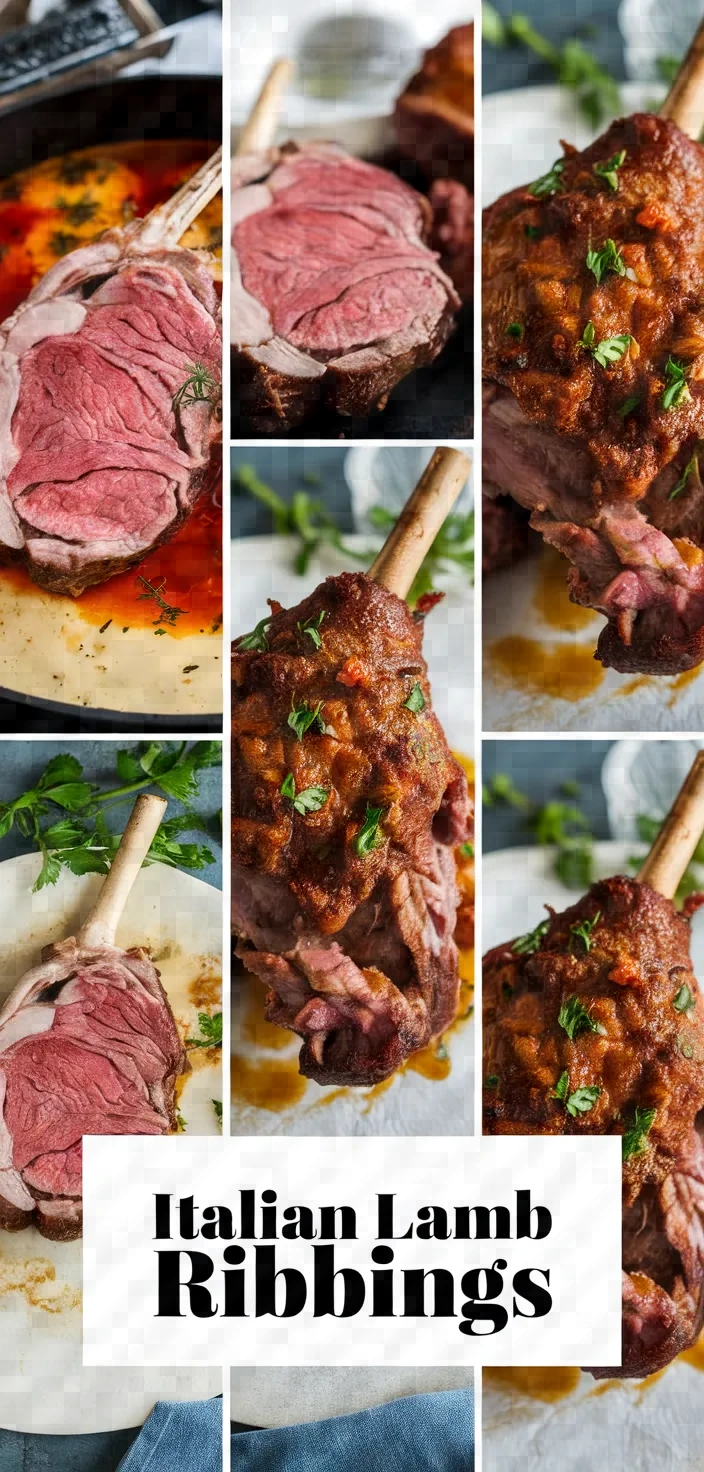 A photo of Italian Lamb Ribbings Recipe