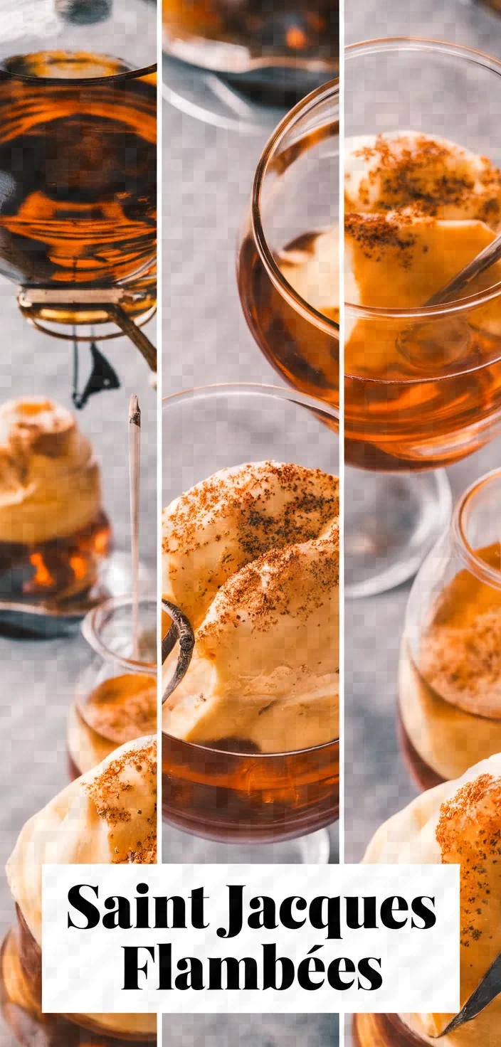 A photo of Noix De Saint Jacques Flambees Au Cognac Recipe