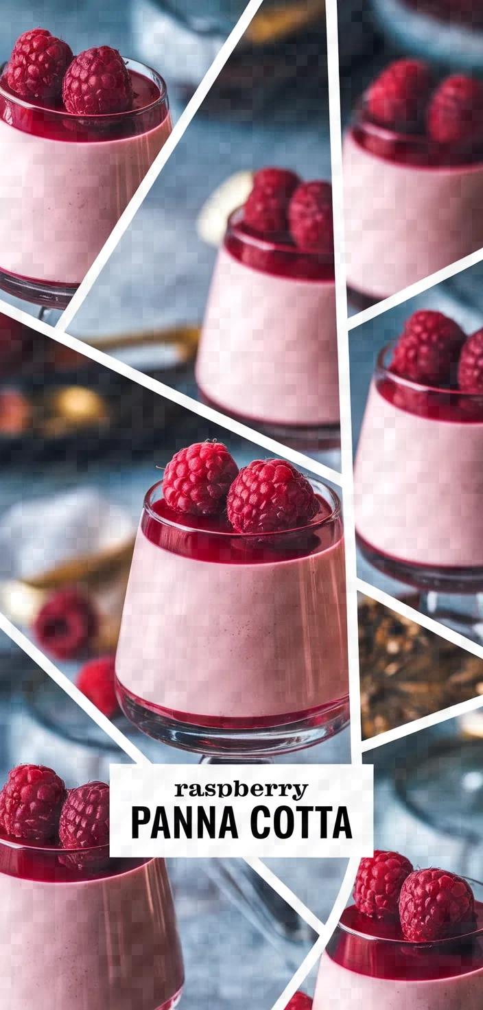 A photo of Raspberry Panna Cotta Verrine Recipe