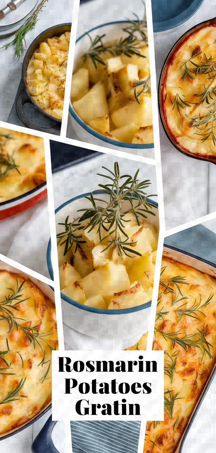 A photo of Rosmarin Potatoes Gratin Recipe