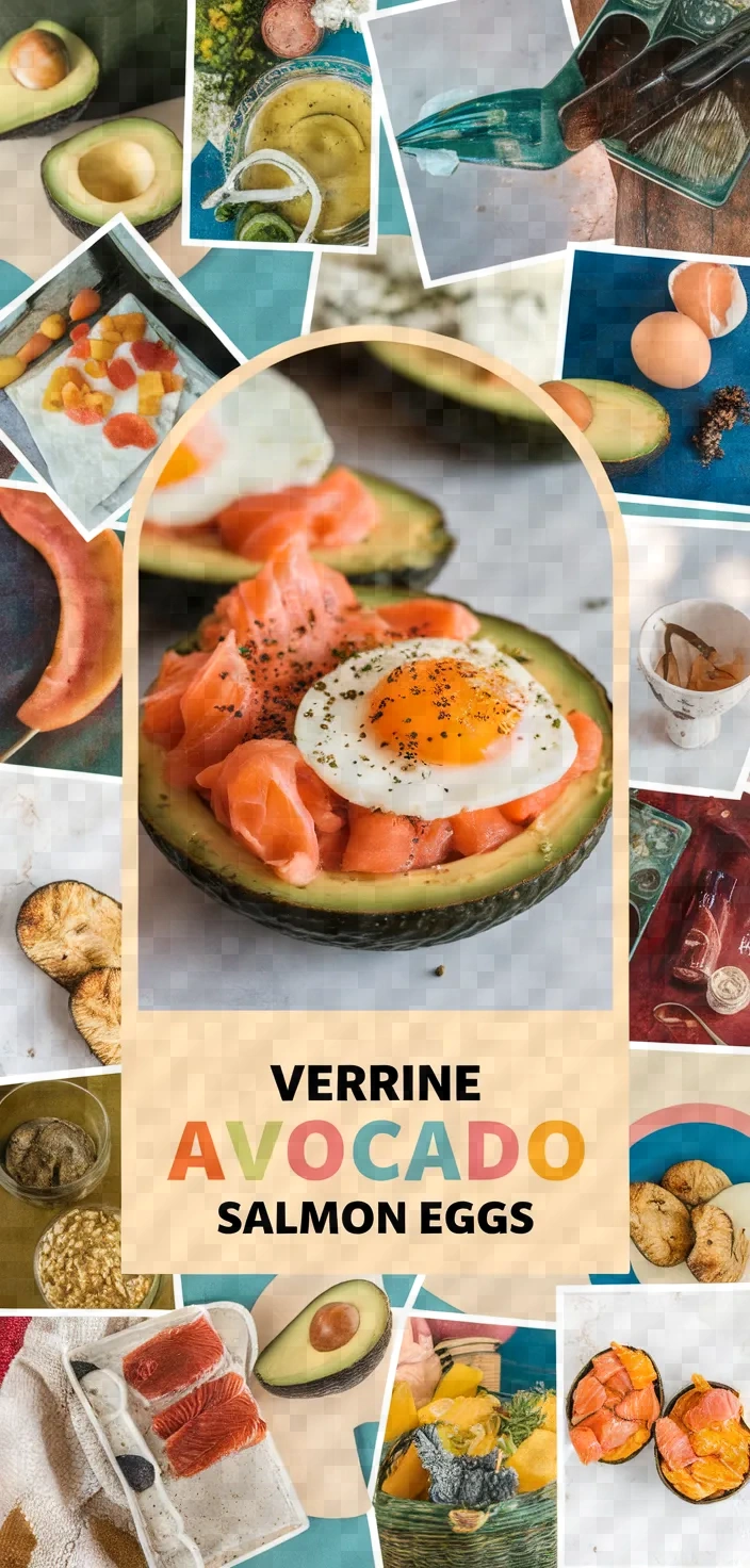 A photo of Verrine Schrimps Avocado Salmon Eggs Recipe