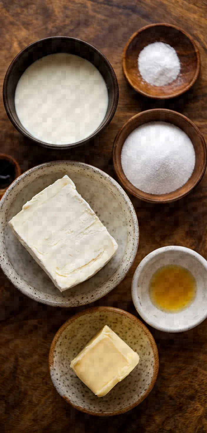 Ingredients photo for Goat Cheese Panna Cotta Recipe