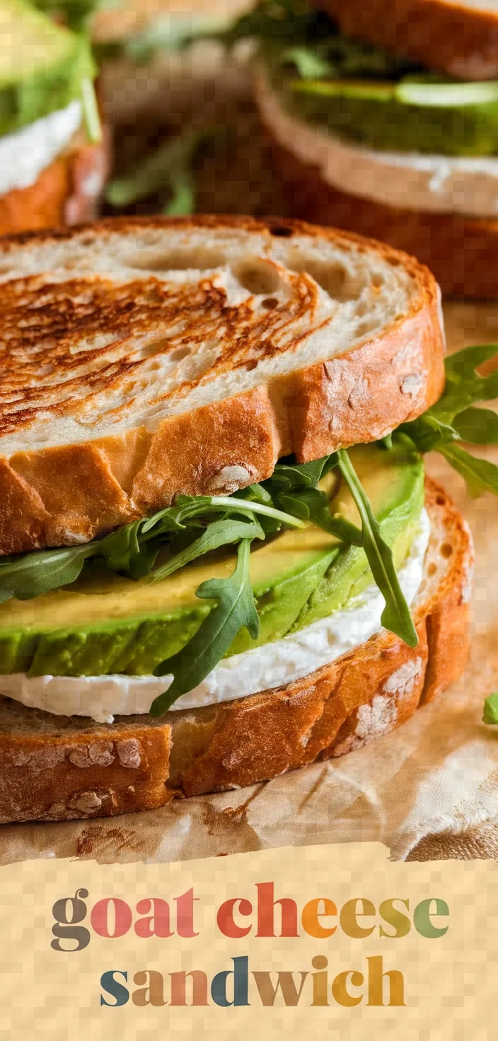 Goat Cheese Sandwich Recipe