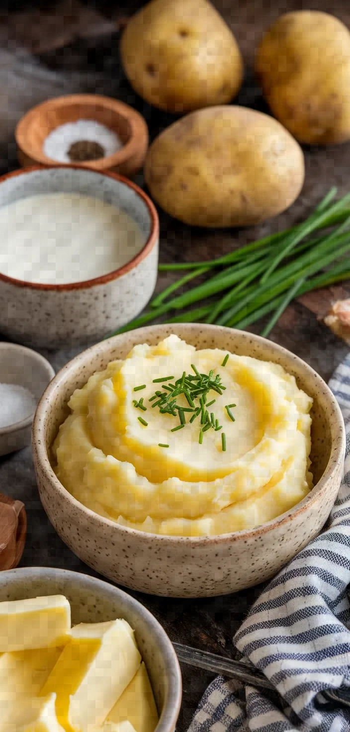 Ingredients photo for Home Made Mashed Potatoes Recipe