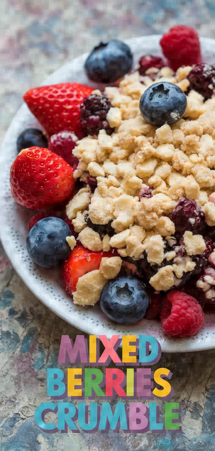 Mixed Berries Crumble Recipe