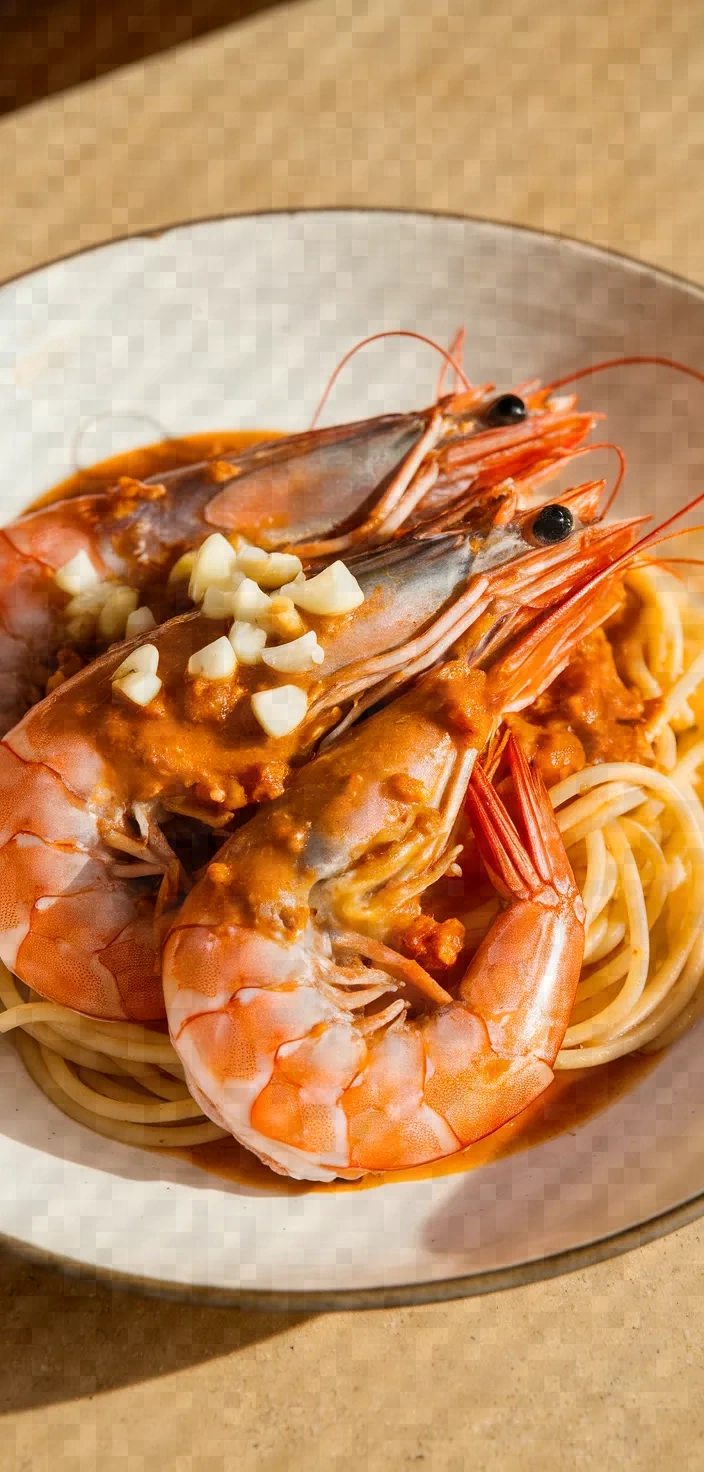 Prawns With Garlic Sauce Recipe
