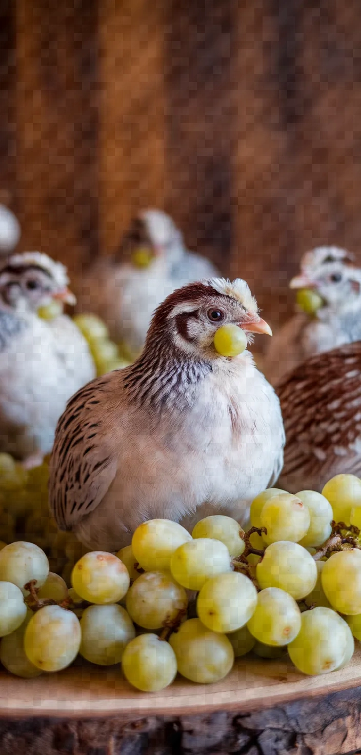 Quails With White Grapes Recipe