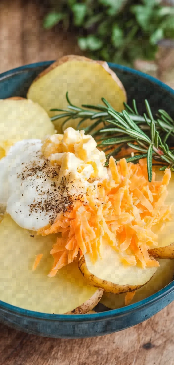Ingredients photo for Rosmarin Potatoes Gratin Recipe