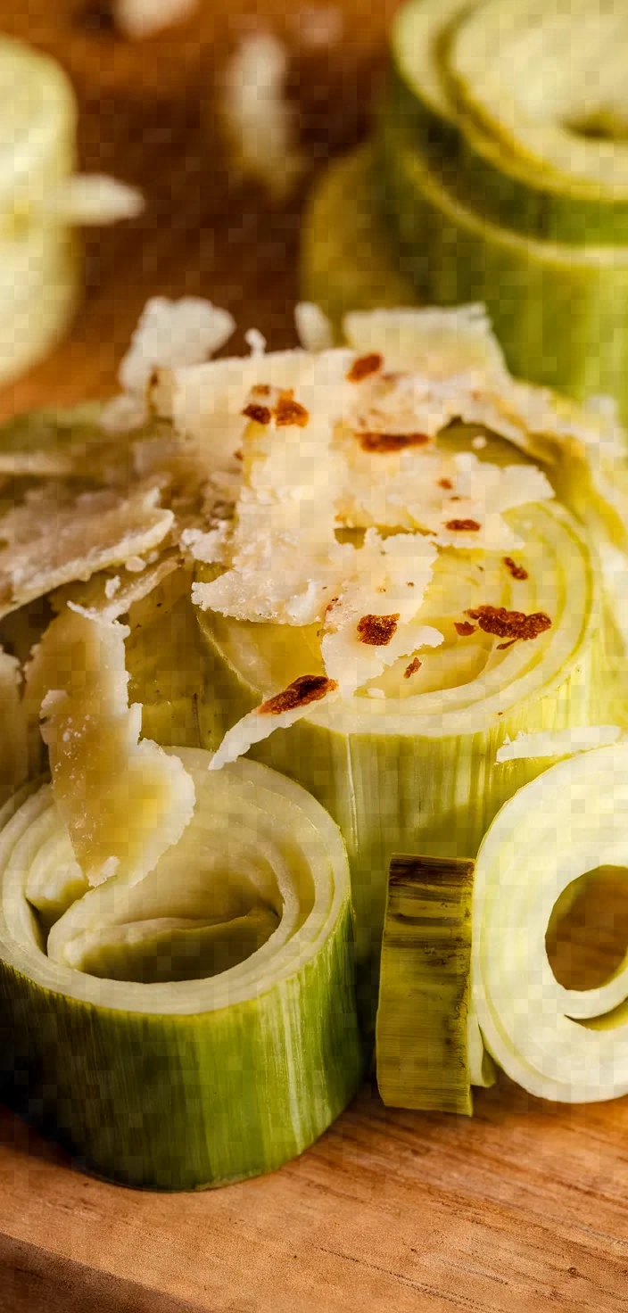 Bear Leek Salad In Parmesan Recipe