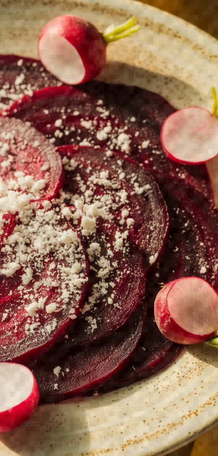 Photo of Beetroot Carpaccio Parmesan Radish Recipe