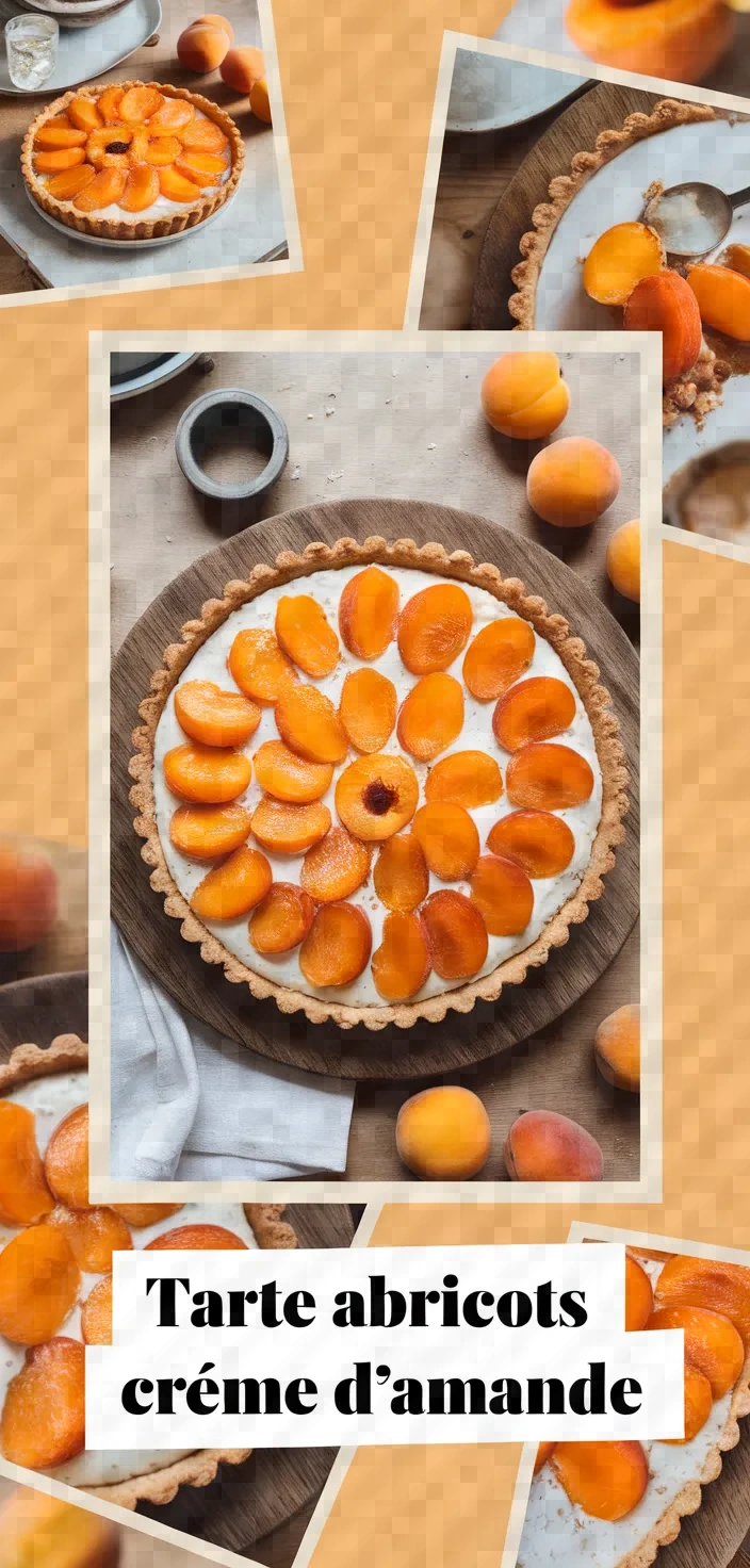 A photo of Tarte Aux Abricots Et A La Creme Damande Recipe