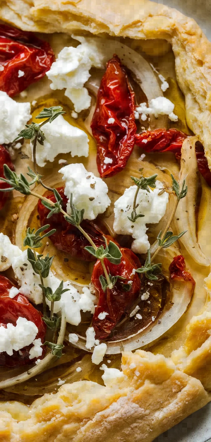Ingredients photo for Dried Tomatoes Goat Cheese Tatin Tart Recipe
