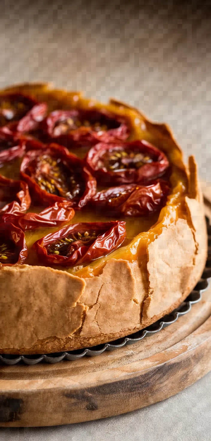 Dried Tomatoes Goat Cheese Tatin Tart Recipe