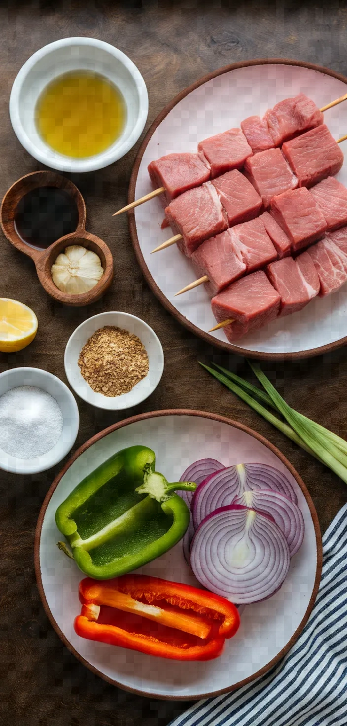 Ingredients photo for Pork Skewers Recipe