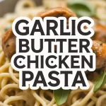 Garlic Butter Chicken Bites With Creamy Pasta Recipe