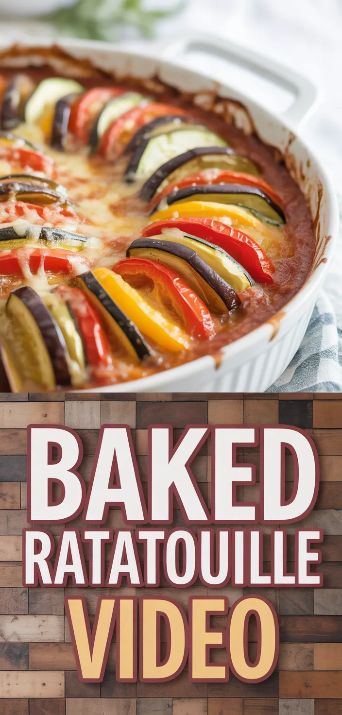 Baked Ratatouille (Confit Byaldi) + Video Recipe - Paris Plates